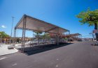 Prefeitura trabalha na montagem da estrutura para desfile cívico de Vila de Abrantes
