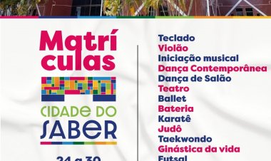 Cidade do Saber abre matrículas para Oficinas de Primavera nesta terça (24)