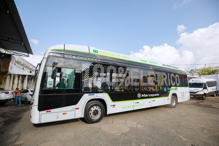 Camaçari recebe segundo ônibus 100% elétrico