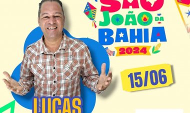 Lucas Freitas anima forró do São João da Bahia no Parque de Exposições