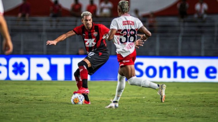 Vitória empata com o CRB em jogo movimentado na Copa do Nordeste