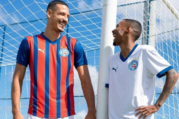 Bahia lança novas camisas para temporada 2025/2026